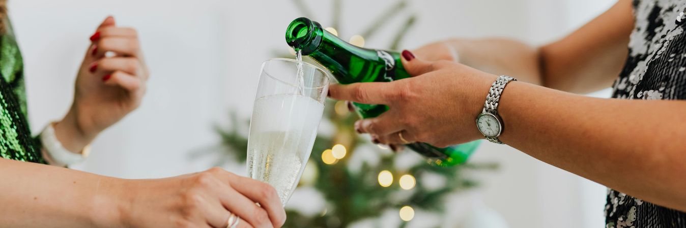 Christmas Champagne Gift Baskets