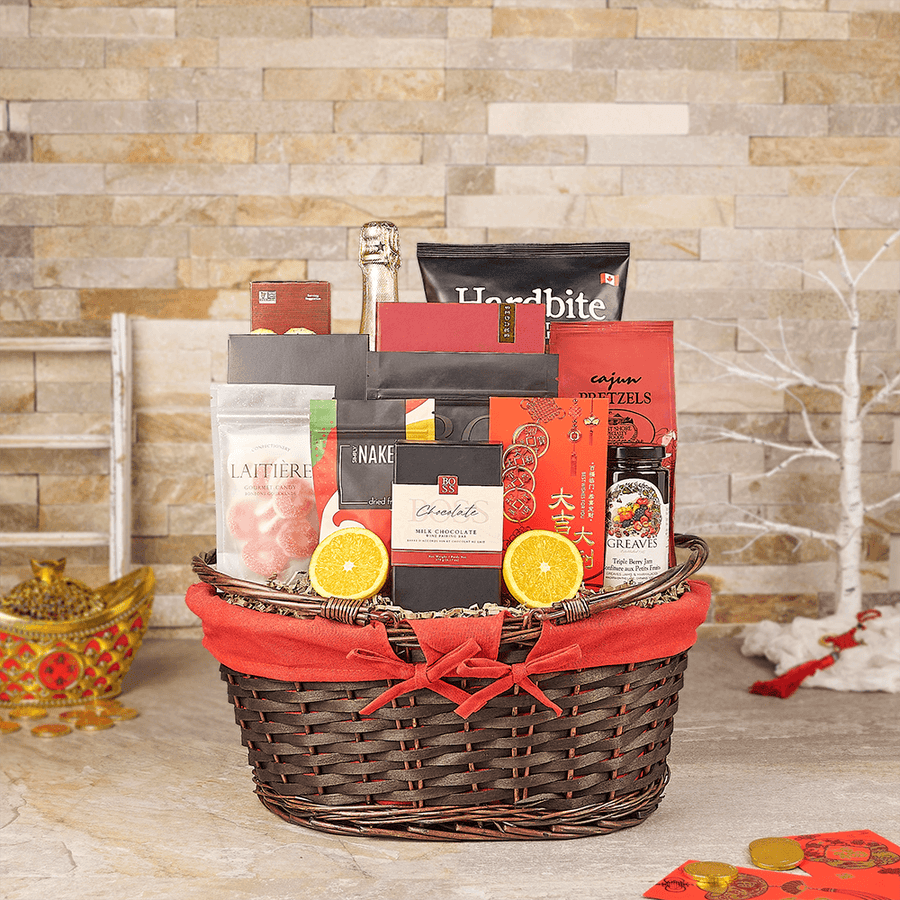 Blessed Bubbly Chinese New Year Gift, champagne gift, champagne, sparkling wine gift, sparkling wine, lunar new year gift, lunar new year, chinese new year gift, chinese new year, Canada delivery