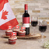 Canada Like A Boss Gift Basket, canada day gift, canada day, wine gift, wine, gourmet gift, gourmet, cake gift, cake