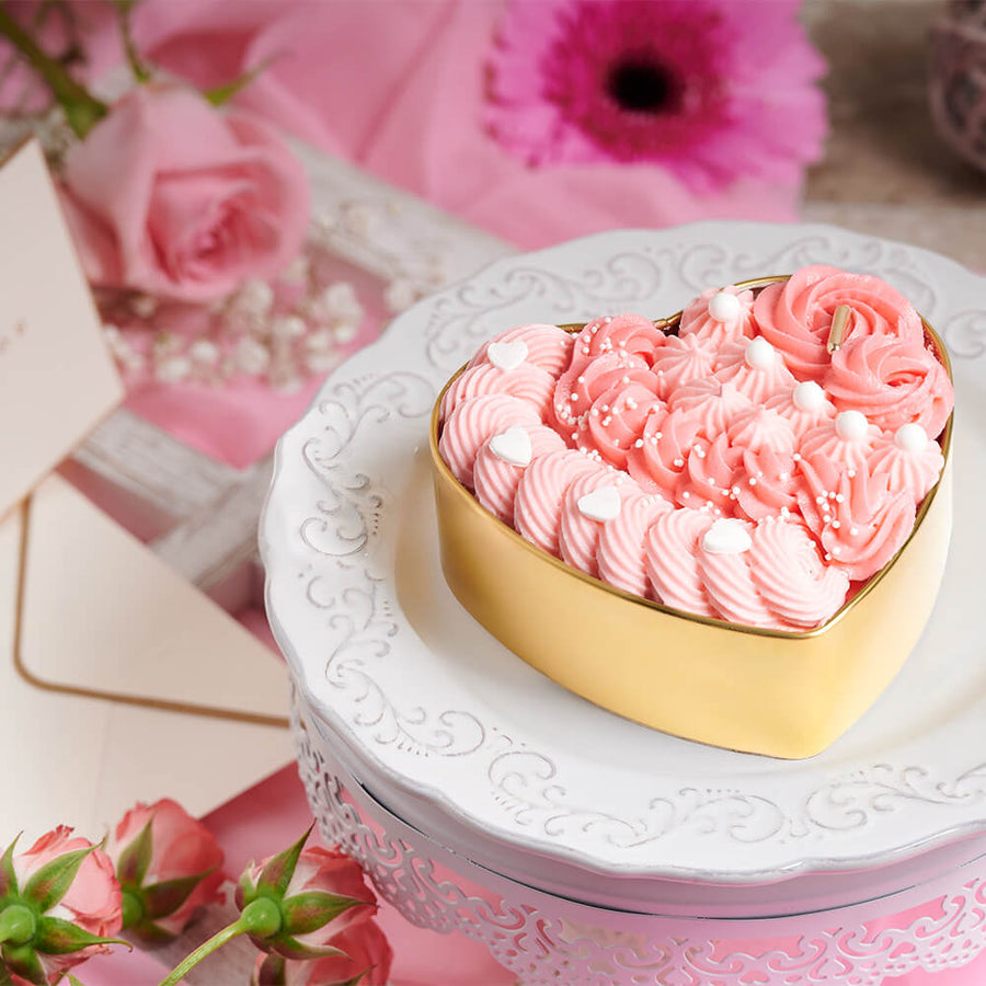 Charming Heart Cake Tin, cake gift, cake, gourmet gift, gourmet, mother's day gift, mothers day