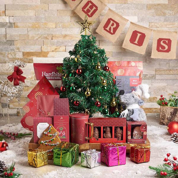 Complete Christmas Tree Gift Set Christmas gift baskets Canada