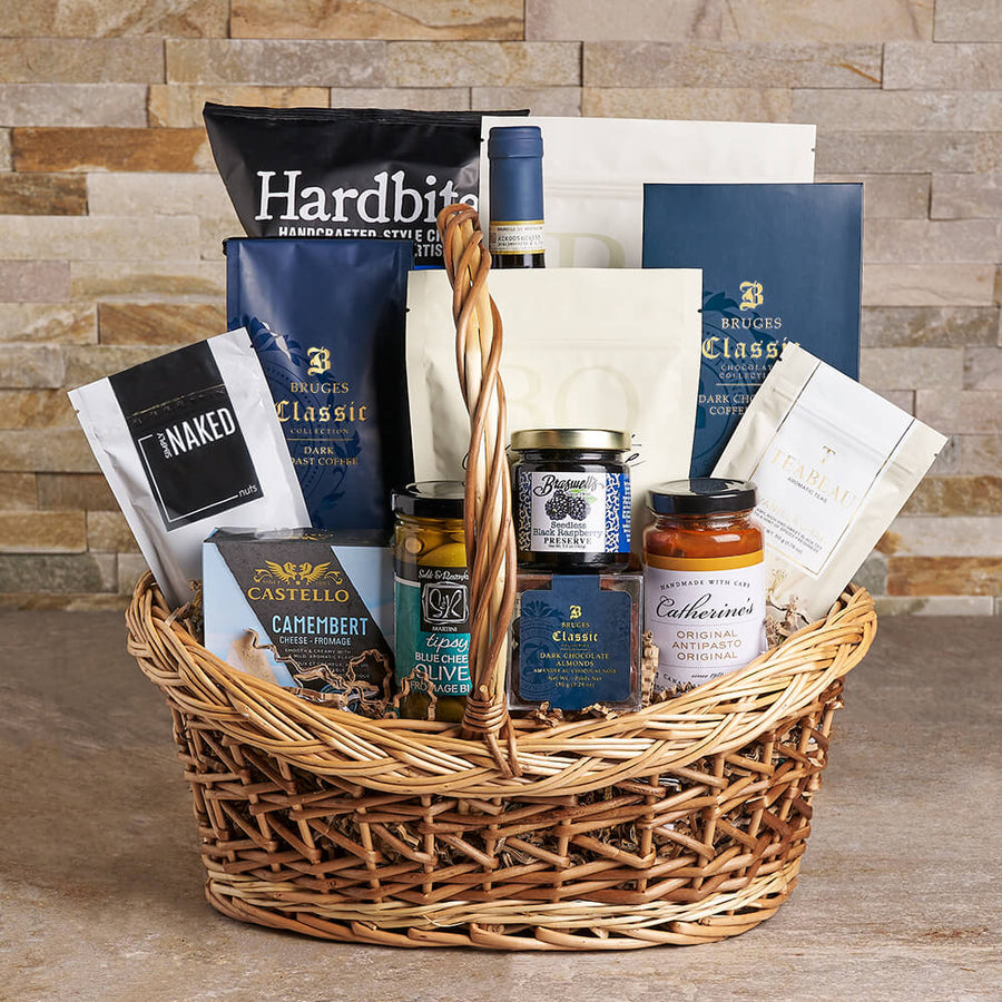 The Fine Wine & Exquisite Dips Gift Set, wine gift, wine, gourmet gift, gourmet, snack gift, snack