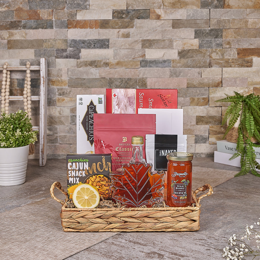 Gourmet Salmon Gift Tray, salmon gift, salmon, seafood gift, seafood, gourmet gift, gourmet, Canada delivery