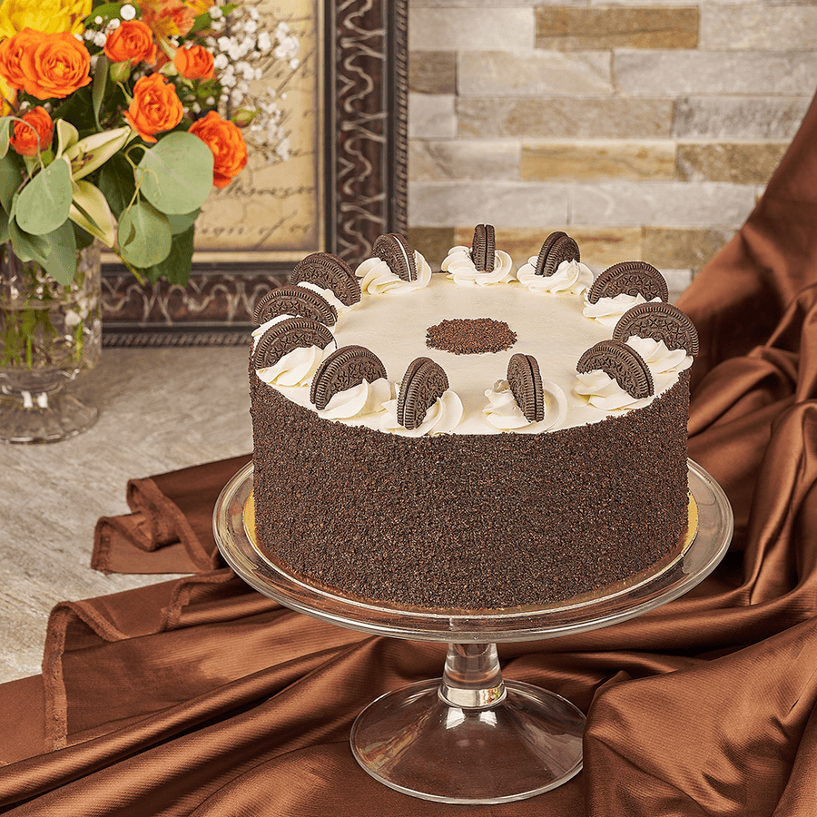 Large Oreo Chocolate Cake, cake gift, cake, oreo cake gift, oreo cake, cookies and cream cake gift, cookies and cream cake