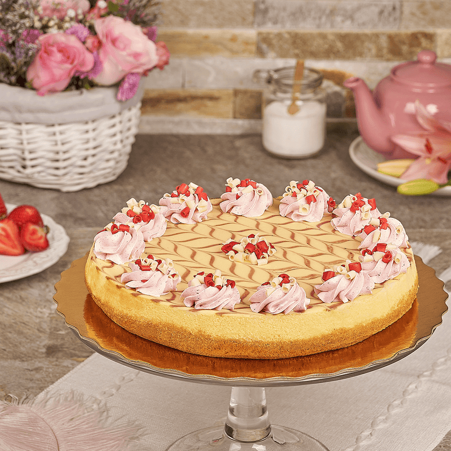 Large Strawberry Cheesecake