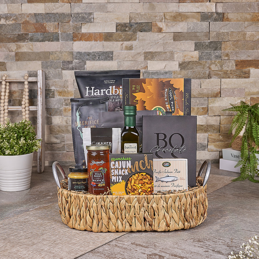 Seafood & Gourmet Treat Gift, seafood gift, seafood, chocolate gift, chocolate, coffee gift, coffee, Canada delivery