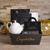 You Graduated! Tea Gift Basket, gourmet gift, gourmet, chocolate gift, chocolate, tea gift, tea, graduation gift, graduation