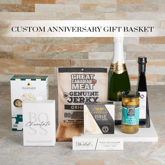 Custom Anniversary Gift Baskets