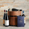 The Wine and Chocolate Lover Barrel, wine, chocolate, barrel, wine gift baskets, chocolate gift baskets, artisanal chocolate, Canada delivery, gift, gift baskets