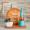 Mother’s Day Champagne & Cookie Gift Set, mother's day gift, plant gift, gourmet gift, sparkling wine gift, mother's day