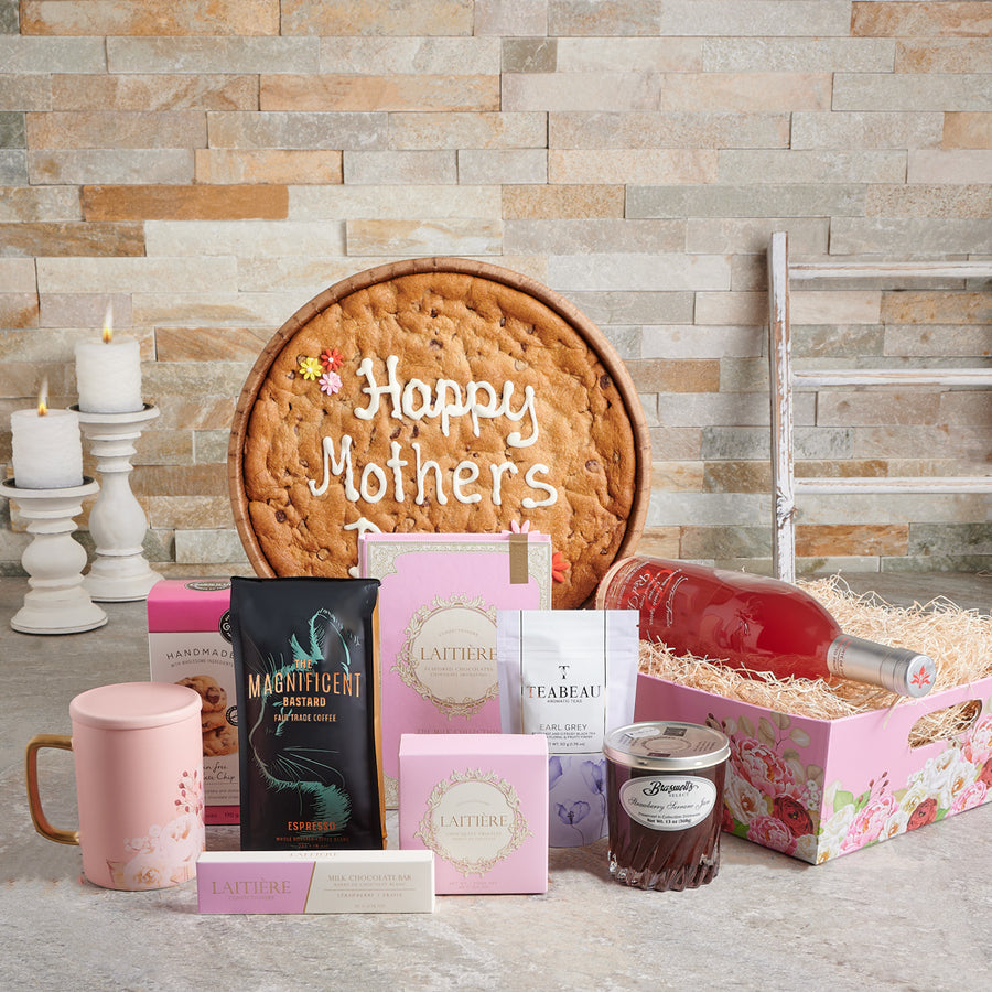 Mother’s Day Sweets Gift Basket, mother's day gift, liquor gift, coffee gift, gourmet gift, tea gift