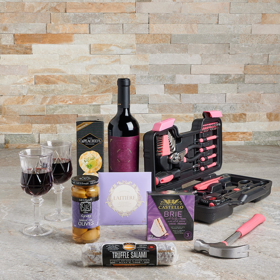 We Appreciate You, Mom! Tool Gift, wine gift baskets, gourmet gift baskets, gift baskets, gourmet gifts