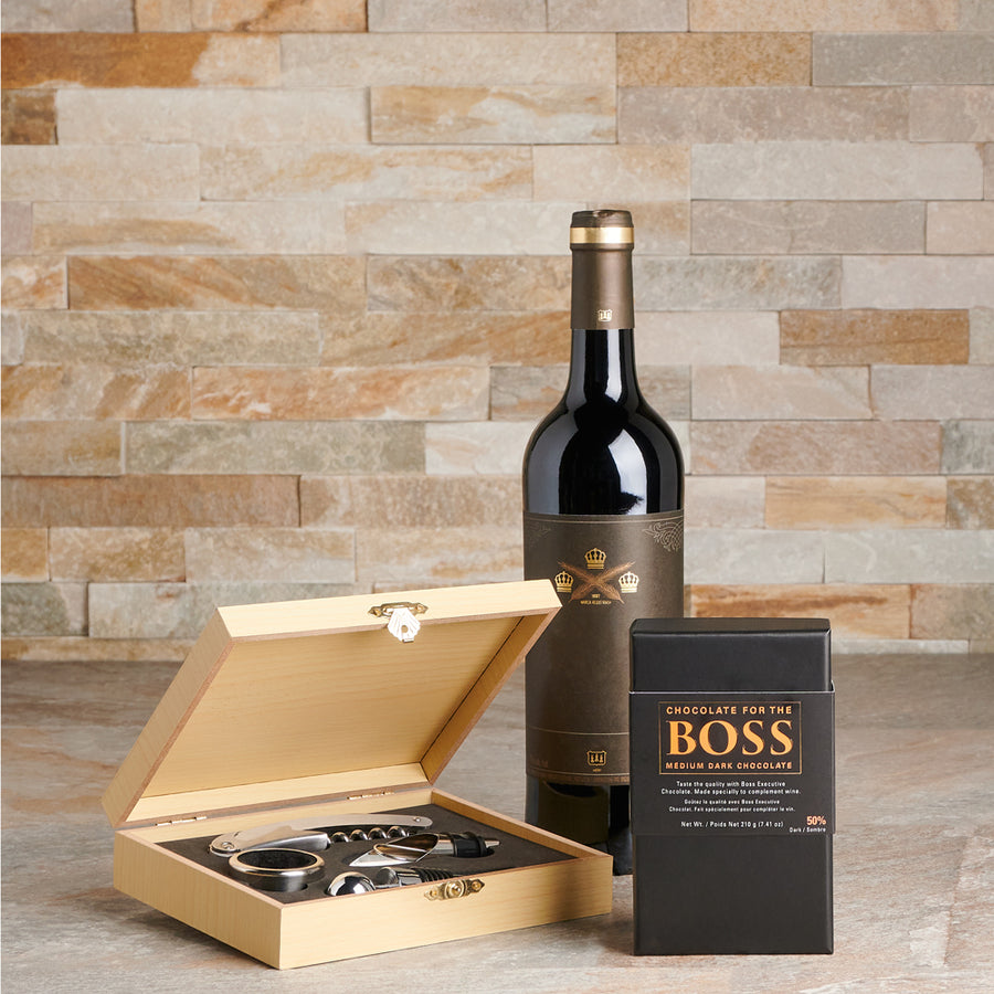 Perfect Pairing Wine Gift Set, Wine Gift Baskets, Chocolate Gift Baskets, Gourmet Gift Baskets, Canada Delivery