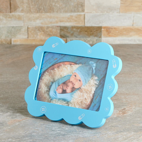 Blue Baby Picture Frame baby gift baskets Canada delivery