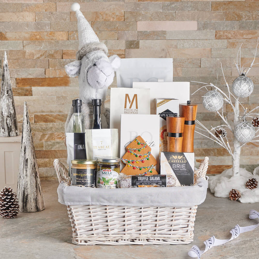 Dreaming Of A White Christmas Gift Set, christmas gift, christmas, holiday gift, holiday, gourmet gift, gourmet, chocolate gift, chocolate