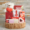 The Love Basket, Valentine's Day gifts, plush gifts, cookie gifts