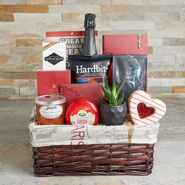 The Sharing Gift Basket Champagne gift baskets Canada delivery US