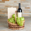 The Bracebridge Wine & Grapes Basket, wine gift, wine, fruit gift, fruit, gourmet gift, gourmet, chocolate gift, chocolate