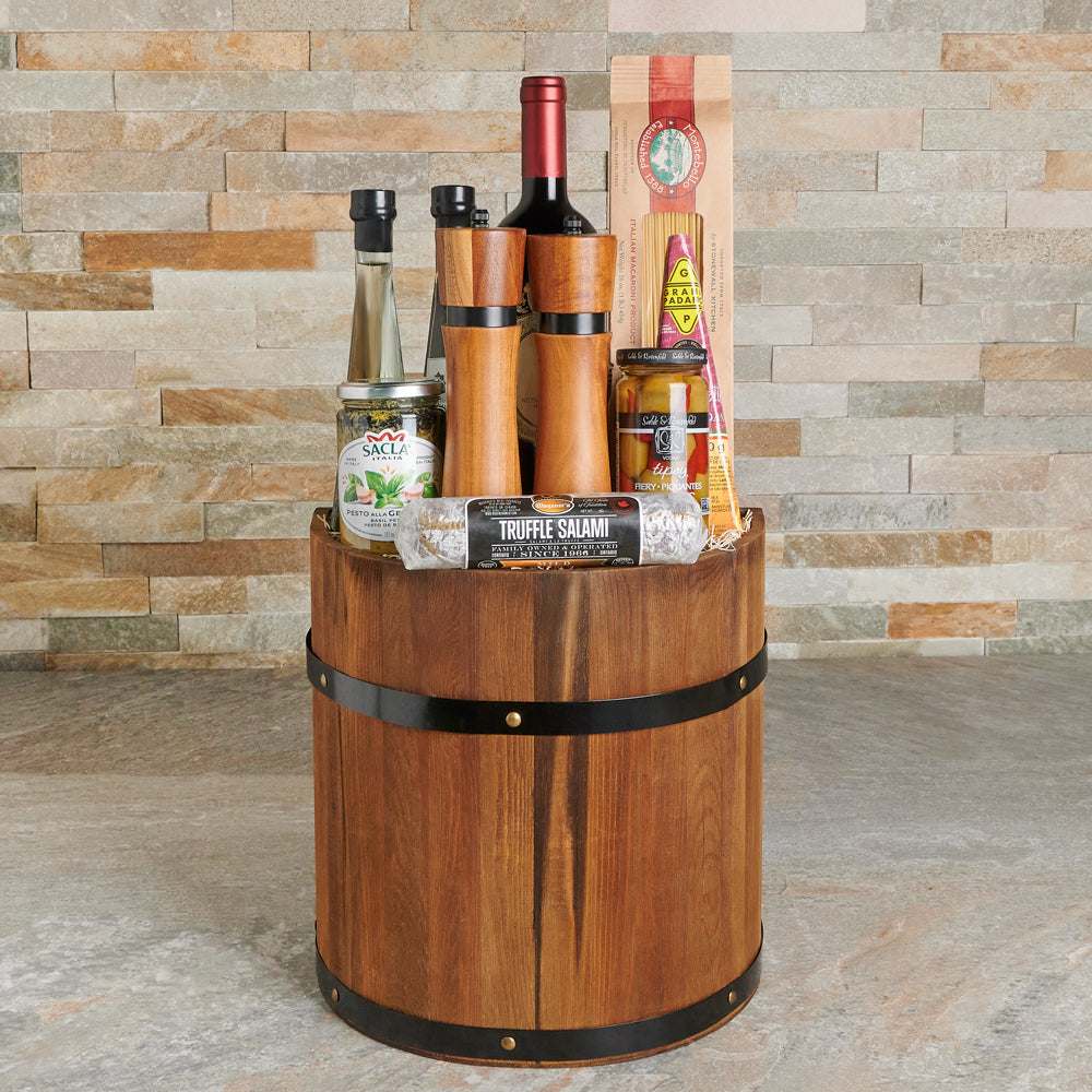 Succulent Italian Feast with Wine