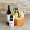 The Dried Fruit & Wine Basket, gourmet gift, gourmet, wine gift, wine, dried fruit gift, dried fruit