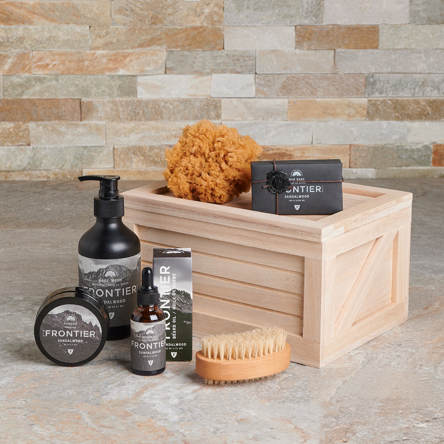Men’s Total Care Spa Crate, spa gift, spa, spa gift for him, fathers day, fathers day gift