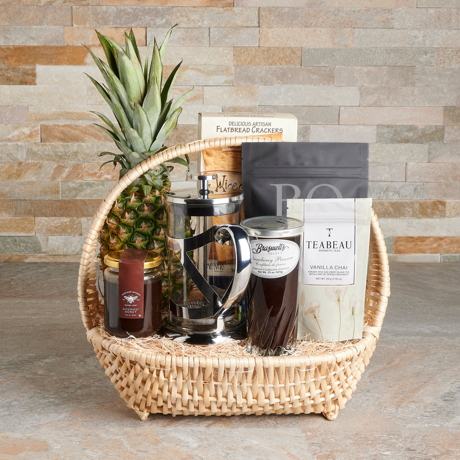 Refreshing Tea & Gourmet Gift Basket, gourmet gift, gourmet, tea gift, tea