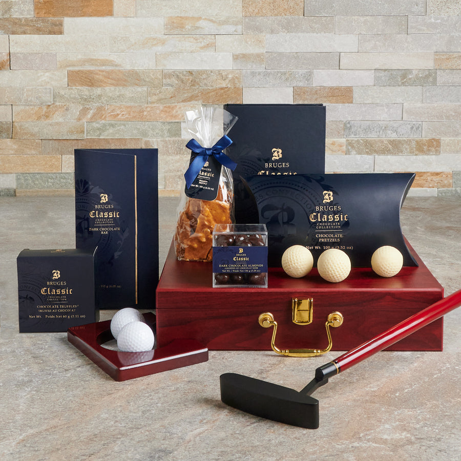 chocolates, Chocolate, gourmet, gourmet gifts, gift, Father's day Gift Set, golf, Set 24065-2021, golf gift delivery, delivery golf gift, chocolate gourmet gift canada, canada chocolate gourmet gift, toronto