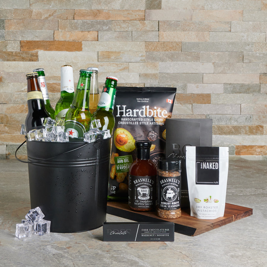 Sumptuous Beer & Snack Sampler Board, gourmet gift, beer gift, beer, beer sampler