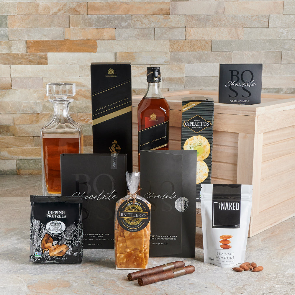 Dessert & Decanter Liquor Gift Crate
