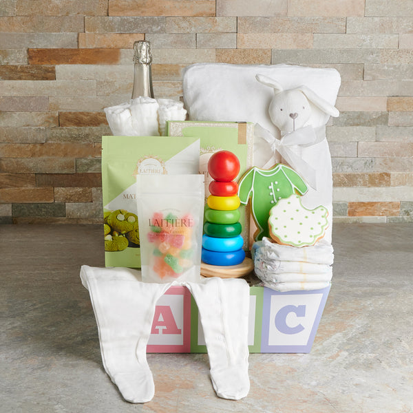 Congratulations on Your New Baby Gift Basket baby gift baskets Canada delivery YORKVILLE'S