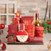 Sweet Santa & Liquor Christmas Gift Set, christmas gift, christmas, holiday gift, holiday, gourmet gift, gourmet, tea gift, tea