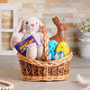 The Double Bunny Easter Basket, easter gift, easter, chocolate gift, chocolate, gourmet gift, gourmet, plush bunny gift, plush bunny