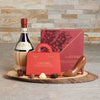 The Elegant Chocolates Gift Set, chocolate gift, chocolate, gourmet gift, gourmet, wine gift, wine