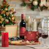 candle,  wine,  wine gift set,  holiday,  christmas gift set,  wine gift set delivery, delivery wine gift set, christmas set canada, canada gift set, toronto