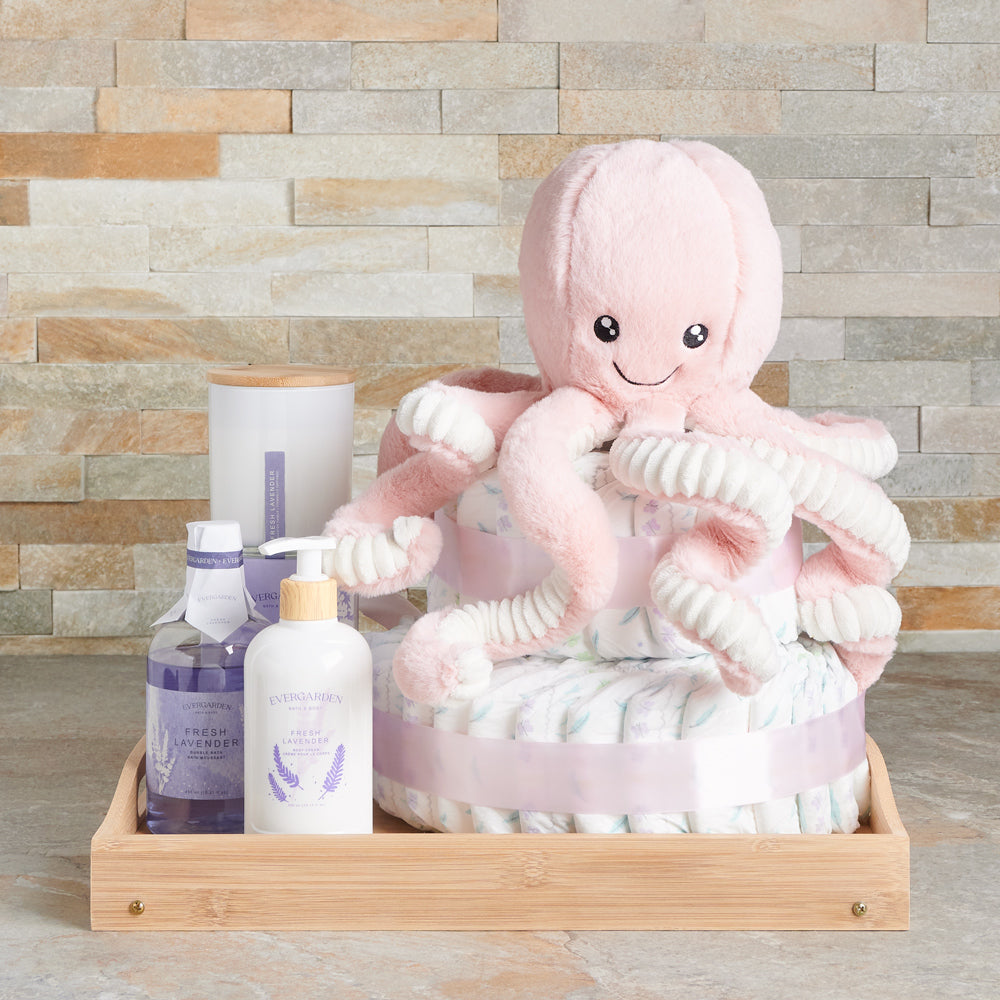 gift set, spa tray, candle, plush toy, mother's day, skincare, lavender, bath and body, spa, spa gift set delivery, delivery spa gift set, bath and body plush canada, canada bath and body plush, toronto