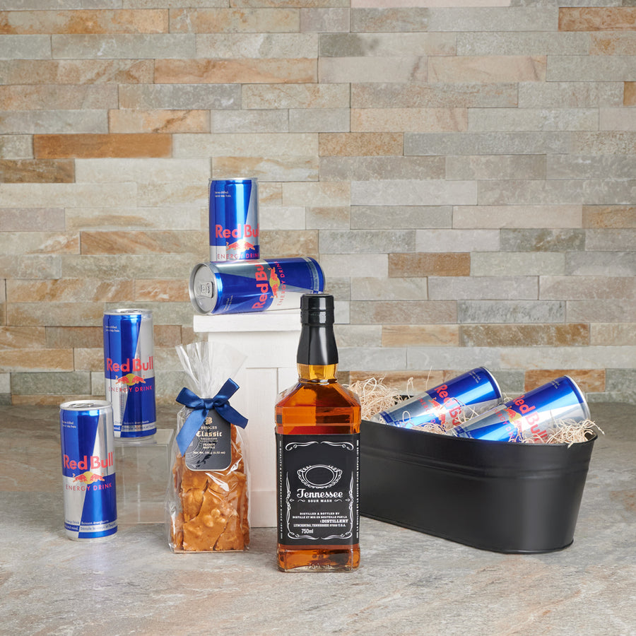 energy drinks, Liquor Gift Basket, Liquor, whiskey, liquor gift basket delivery, delivery liquor gift basket, whiskey basket canada, canada whiskey basket, toronto
