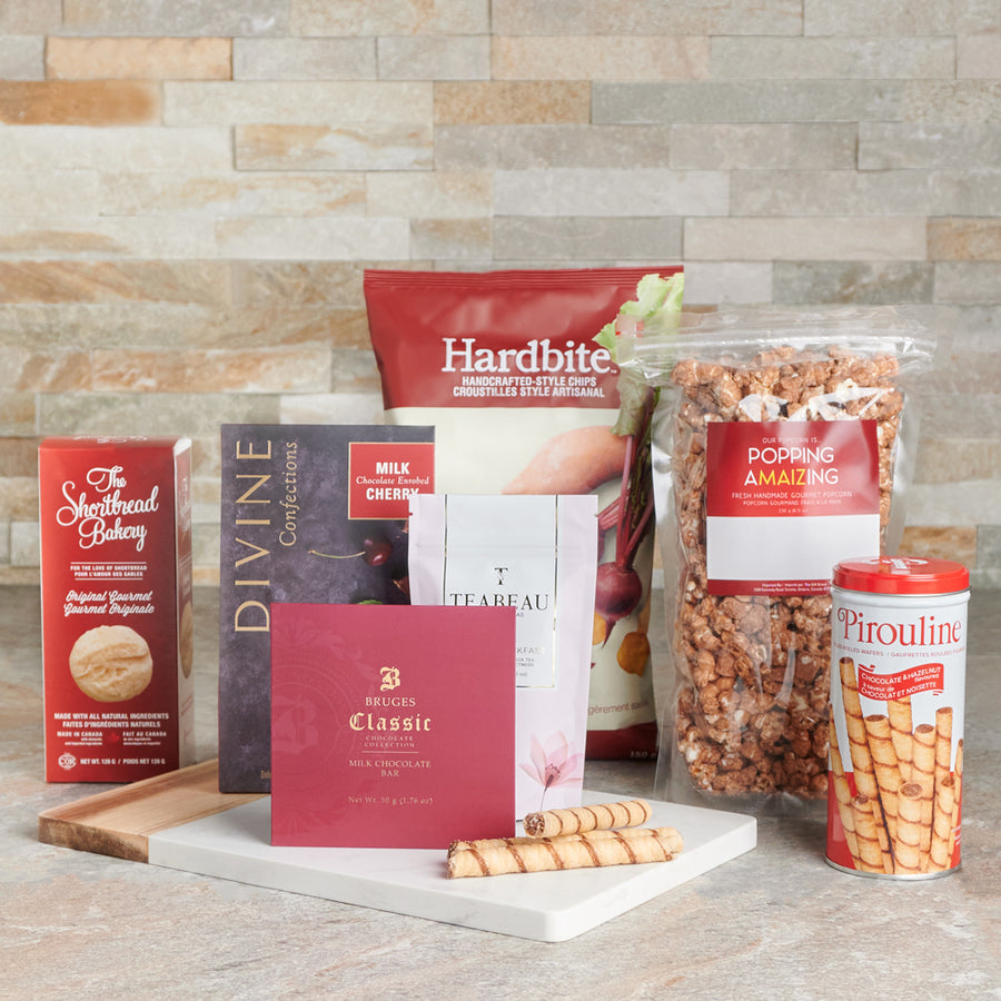 snack gift basket, Gift Basket, cookies, gourmet, Snacks, Chocolate, snack gift basket delivery, delivery snack gift basket, snack gift canada, canada snack gift, toronto