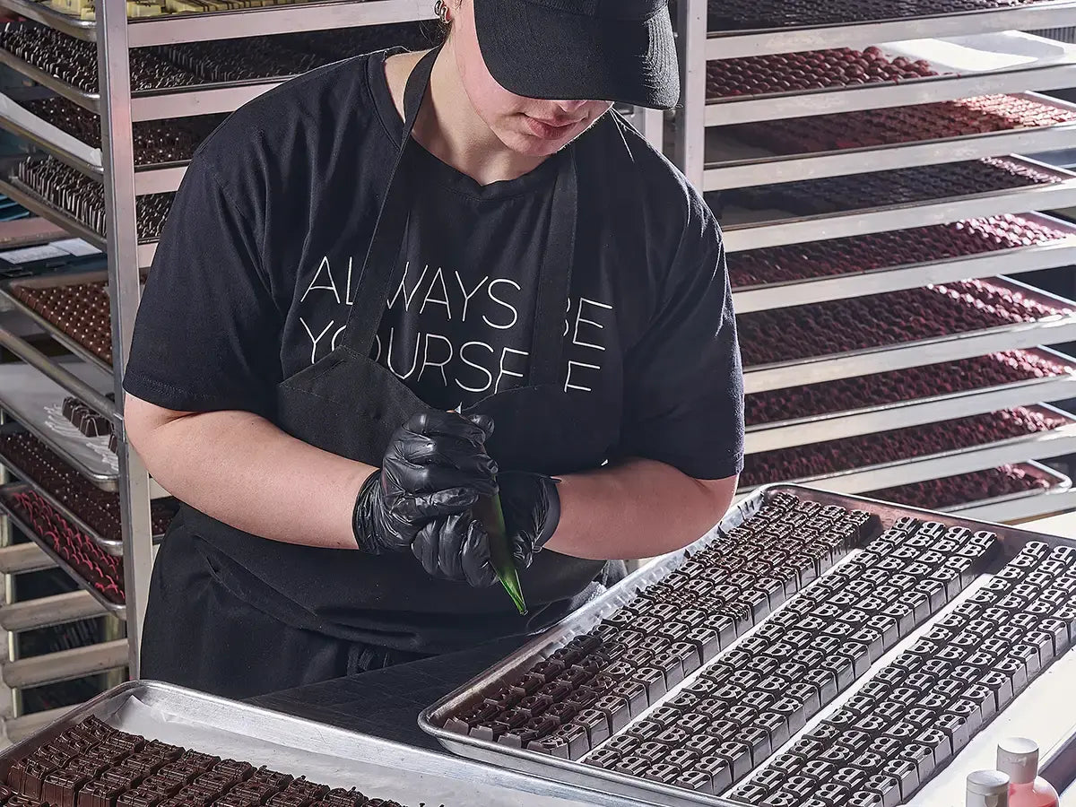 In-house chocolate and cookie production at Yorkvilles facility