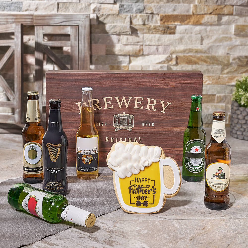 Cheers to Dad Beer &amp; Cookie Gift, father's day gift baskets, gourmet gifts, gifts, beer, father's day