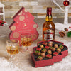 Christmas Spirits & Truffle Gift, christmas gift, christmas, holiday gift, holiday, gourmet gift, gourmet, liquor gift, liquor
