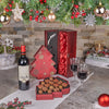 Christmas Wine Lover Gift Set, chocolate gift, chocolate, wine gift, wine, christmas gift, christmas, holiday gift, holiday