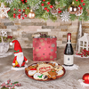 Claus’ Wine Christmas Gift Basket, wine gift, wine, christmas gift, christmas, cookie gift, cookie, Canada delivery, Set 28422-2024