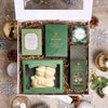 Cozy Christmas Sweets Gift Basket, christmas gift, christmas, holiday gift, holiday, gourmet gift, gourmet, tea gift, tea