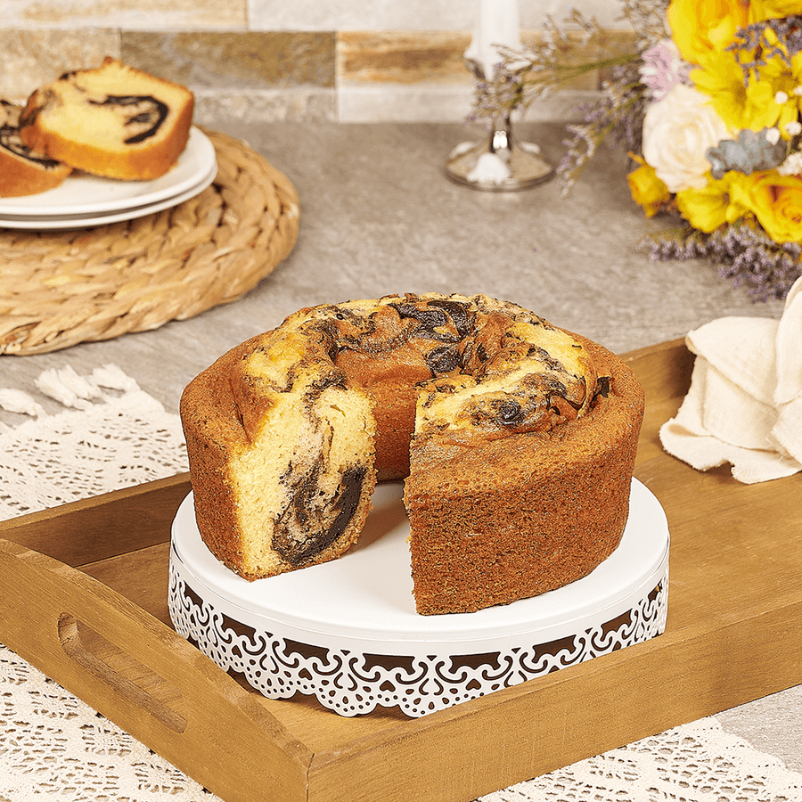 Elegant Marble Cake, cake gift, cake, coffee cake gift, coffee cake, delivery
