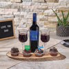 Father's Day Dine with Cake & Wine Gift Set, Chocolate and wine Father's Day themed gift set, Same day Canada delivery