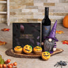 Gourmet Halloween Wine & Cupcake Gift Set, wine gift, wine, gourmet gift, gourmet, cupcake gift, cupcake, halloween gift, halloween