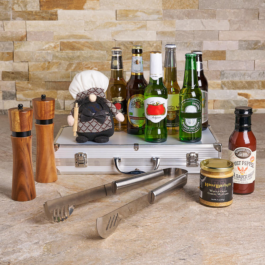 Grillfather Gift Basket, beer gift, beer, gourmet gift, gourmet, grilling gift, grilling, grill