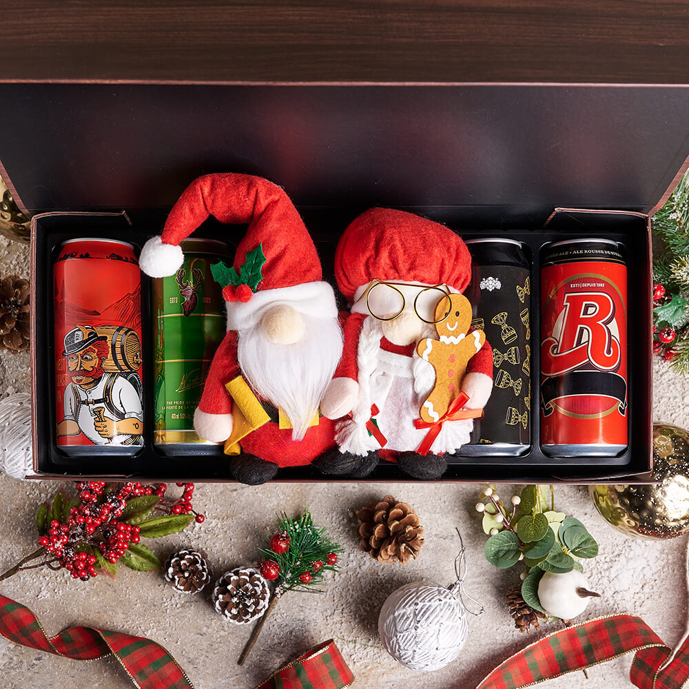 Holiday Craft Brew &amp; Santa Set, christmas gift, christmas, holiday gift, holiday, beer gift, beer