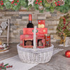 Holiday Wine & Salmon Gift Basket, wine gift, wine, christmas gift, christmas, seafood gift, seafood, Canada delivery