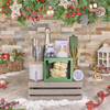Holiday Bubbly & Spa Gift Crate, christmas gift, christmas, champagne gift, champagne, sparkling wine gift, sparkling wine, chocolate gift, chocolate, spa gift, spa, Canada delivery